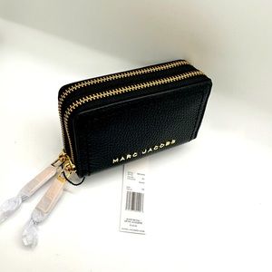 Marc Jacobs Double Zip Leather Card Case
